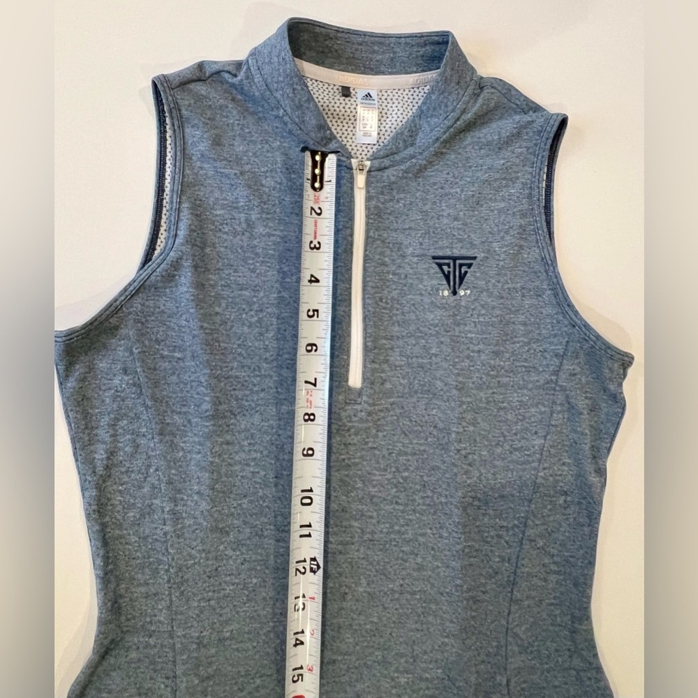 adidas PRIMEGREEN HEAT.RDY Golf Dress Blue Grey Size Small - Picture 9 of 16